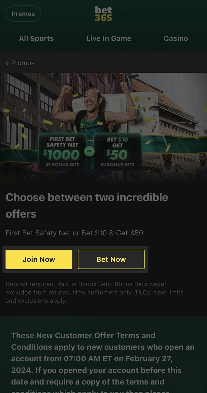 Use bonuses at Bet365 and win with an advantage.
