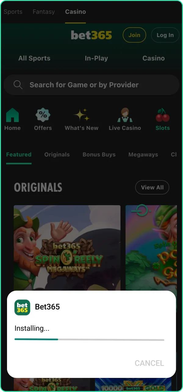 Install Bet365 app and play for real rewards today.