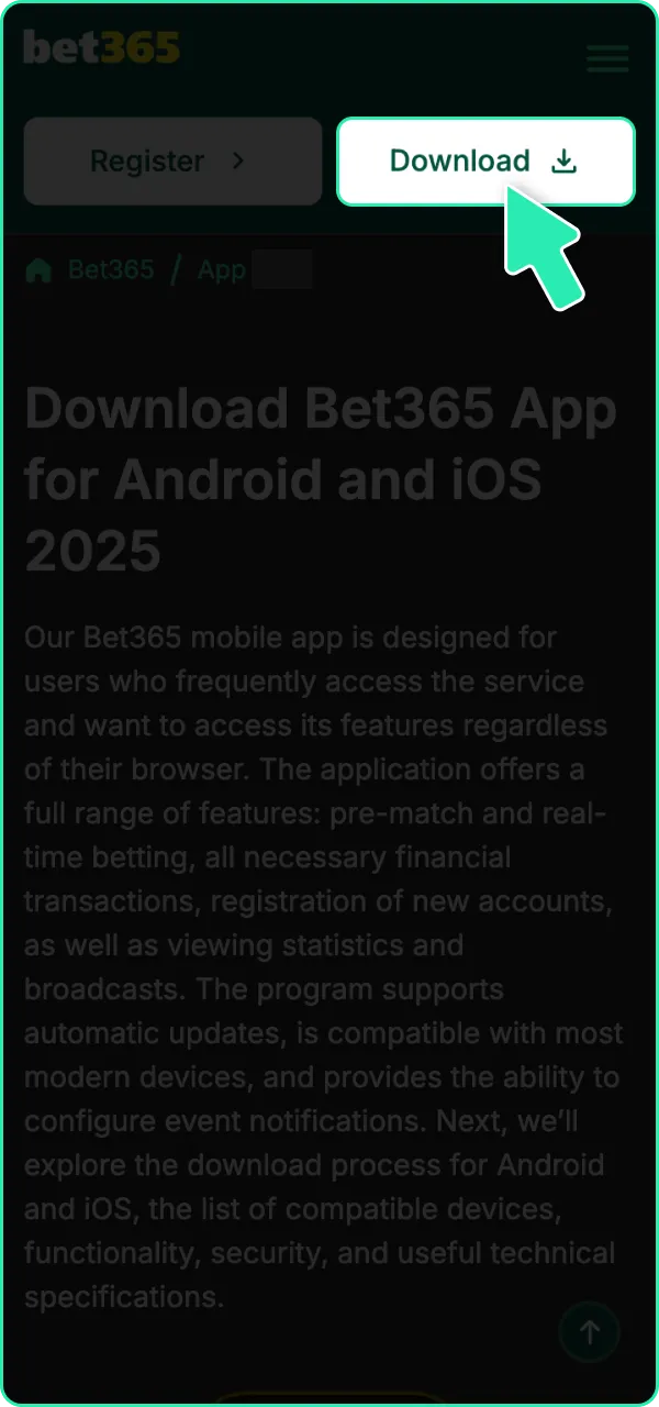 Download Bet365 for iOS and play instantly today.