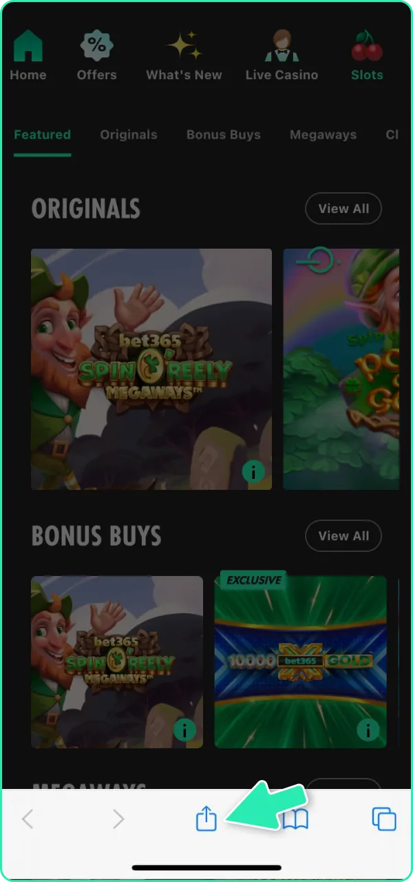 Share Bet365 with friends and earn more today.