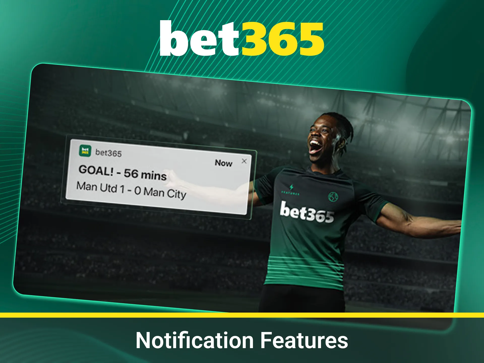 Never miss bonuses from Bet365 app today.