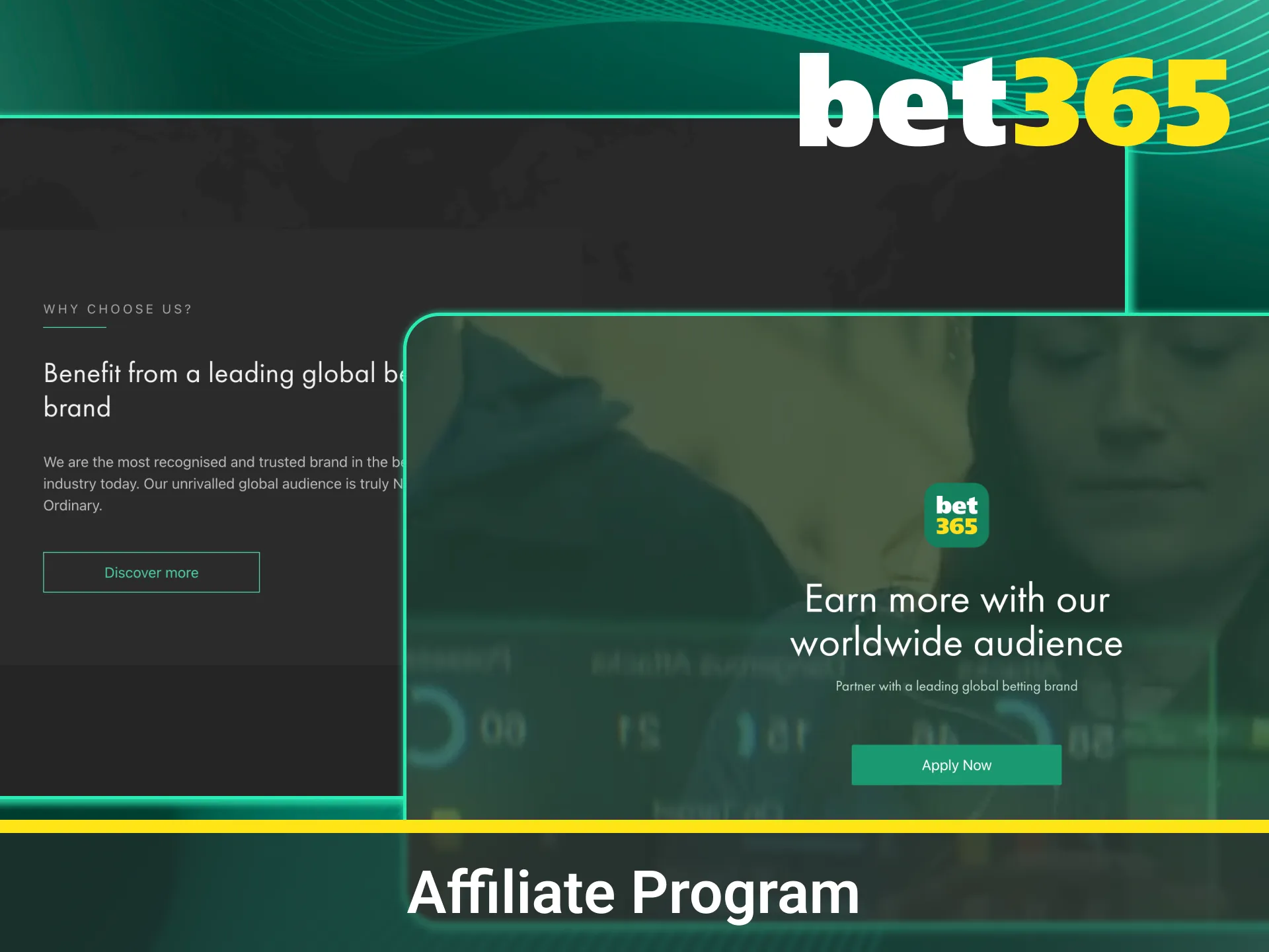 Earn more by joining Bet365 affiliate program today.
