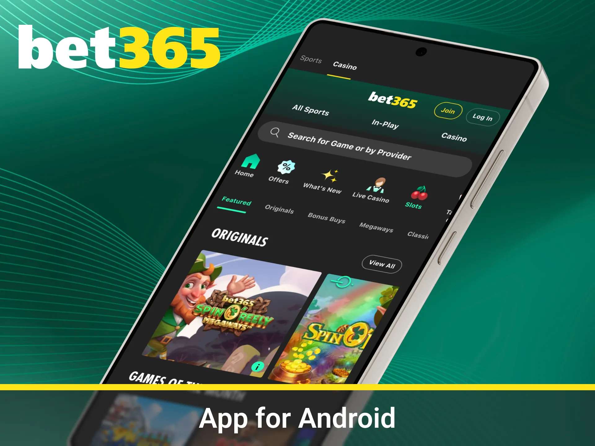 Install Bet365 app for Android and start winning today.